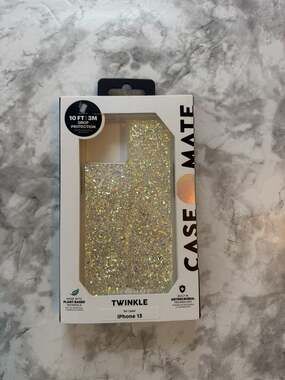 Case-Mate Twinkle Stardust Clear Glitter Case for iPhone 13
